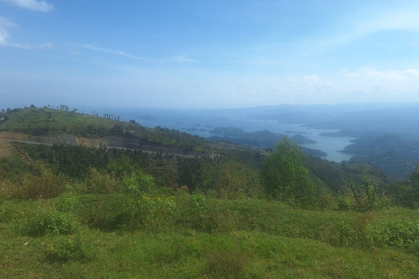 Mont Karongi panoramic e-bike route near Lake Kivu Rwanda