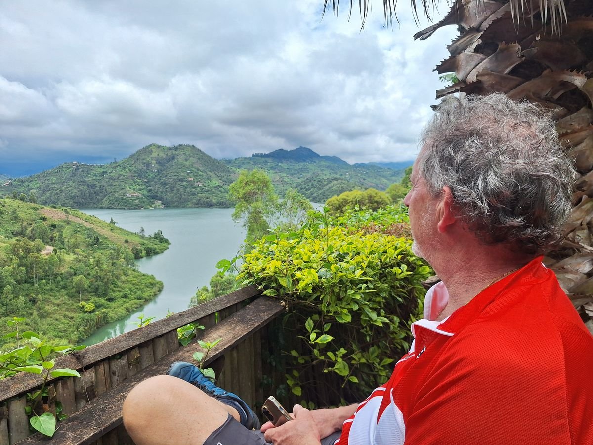 Off-road e-bike tour in Kibuye with panoramic viewpoints over Lake Kivu Rwanda