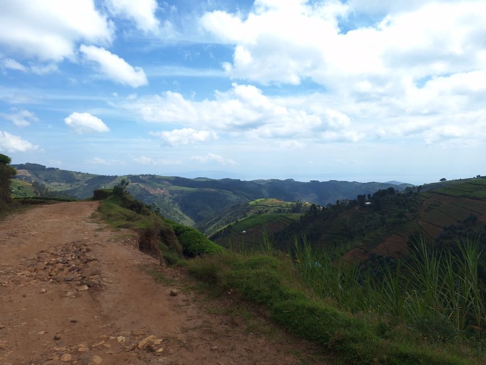 Full day Mont Karongi e-bike immersion through tea plantations mountain tracks and Lake Kivu viewpoints Rwanda
