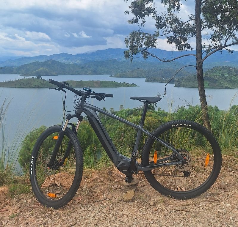 Premium E-Bike Rental in Karongi Rwanda near Lake Kivu